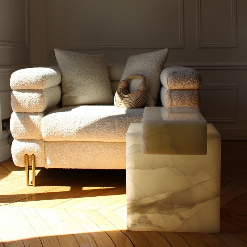 Marble Side Table Bedroom