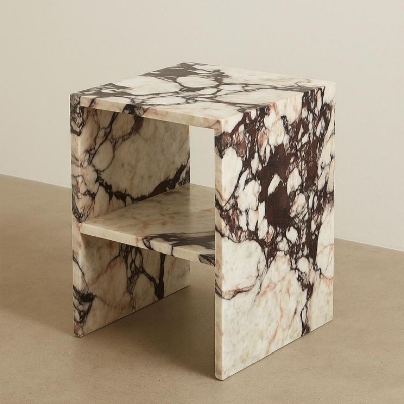living room marble side table