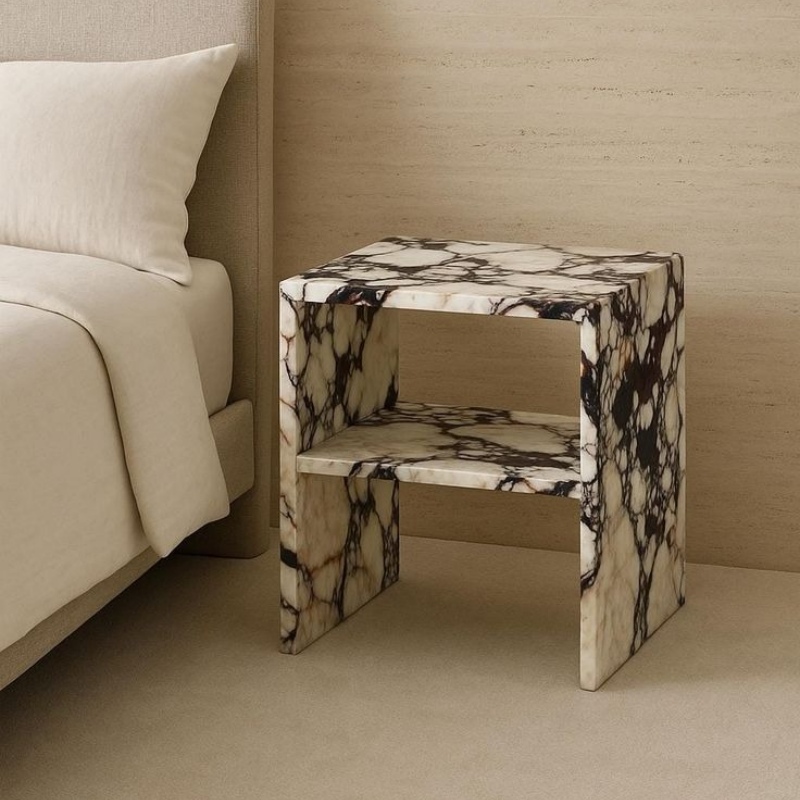 Purple Bed Side Table