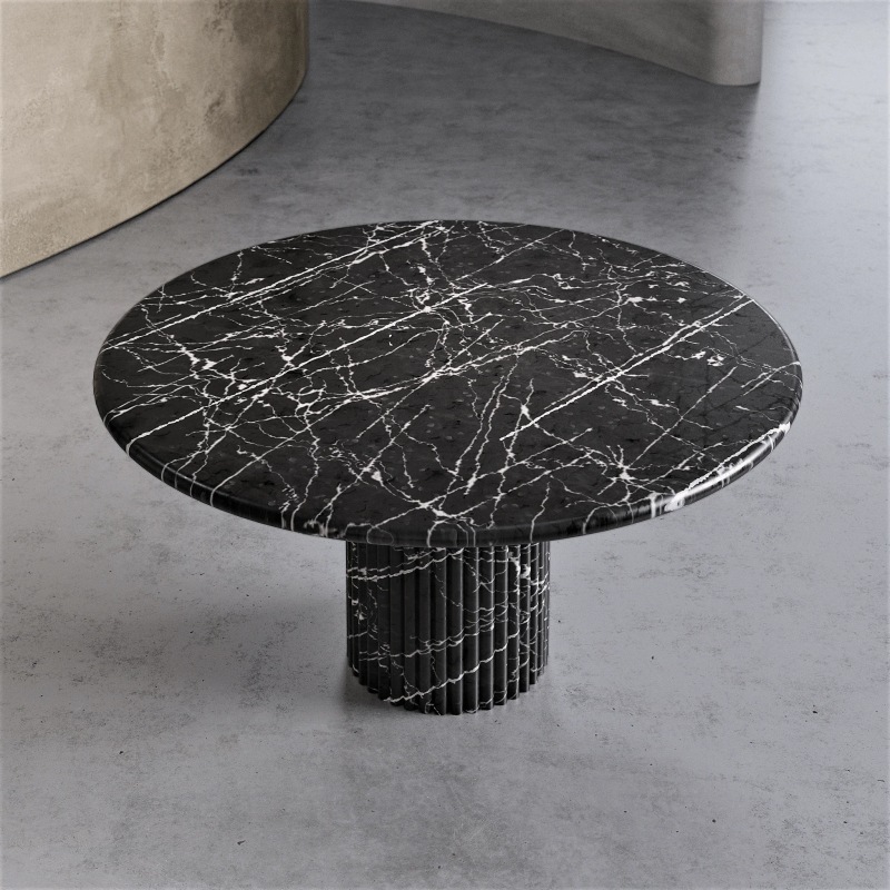 Black Marble Dining Table