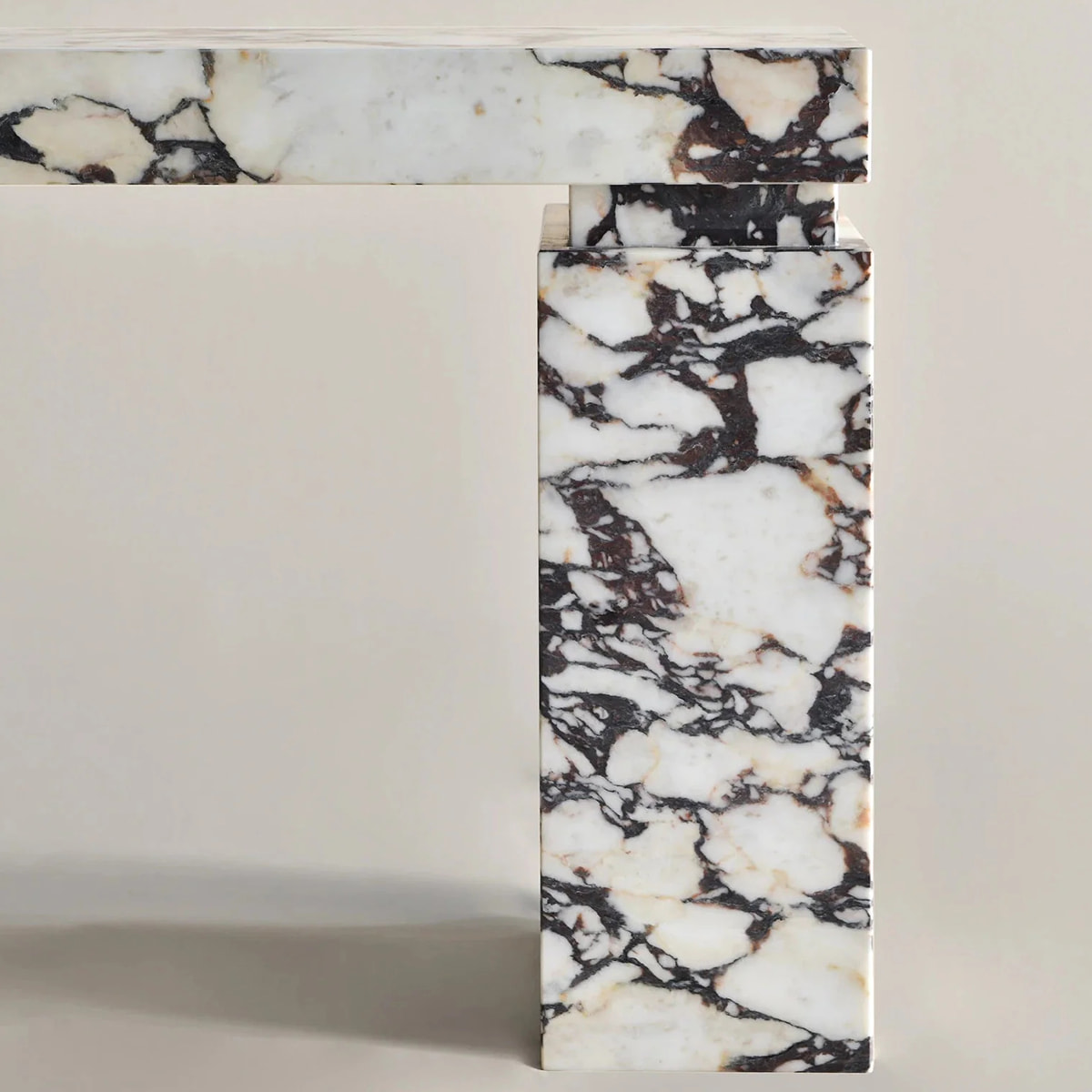 modern rectangle marble console table