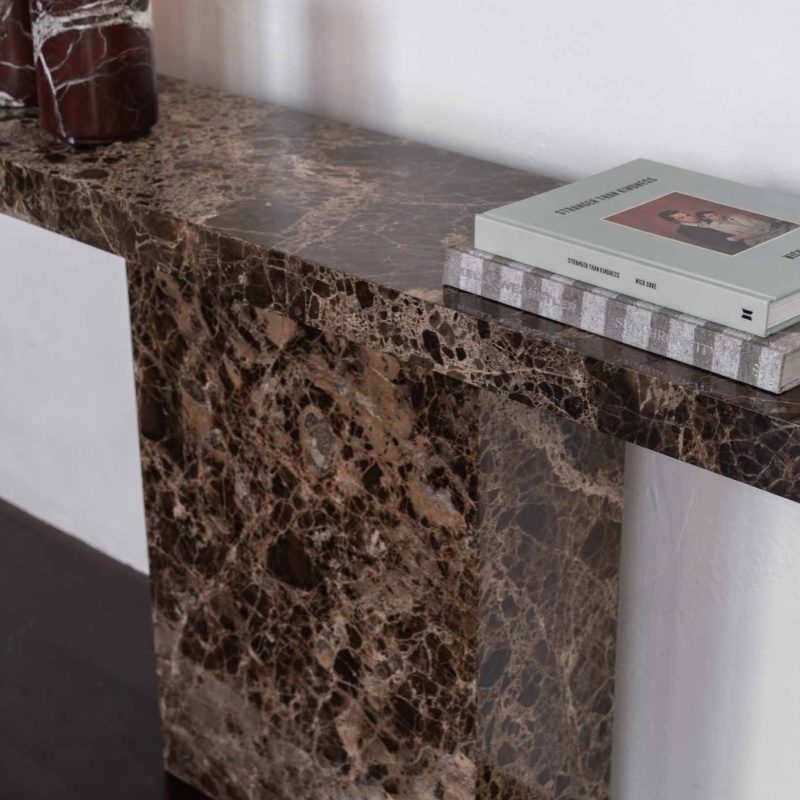 marble console table medern