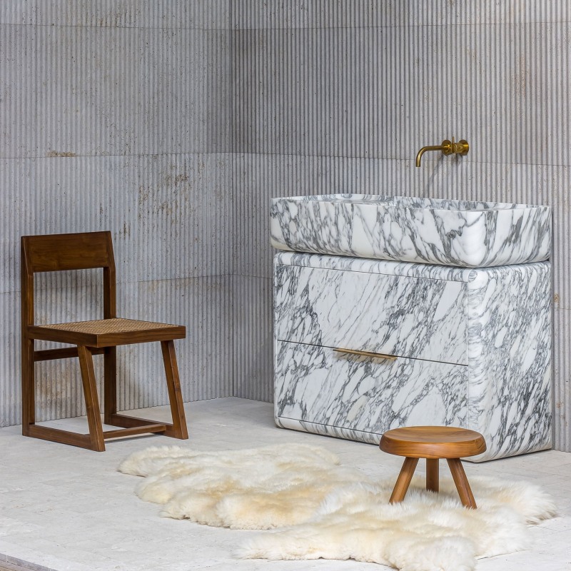 modern luxury marble vanity