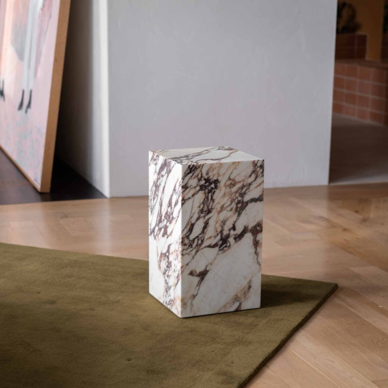 Calacatta Viola Marble Side Table