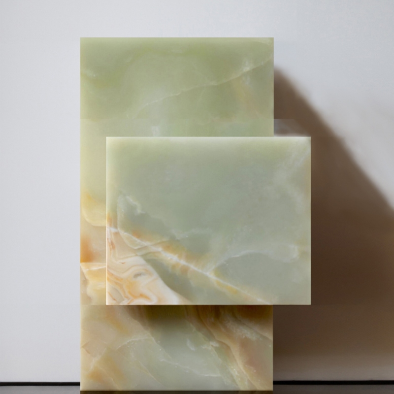 Green Onyx Side Table