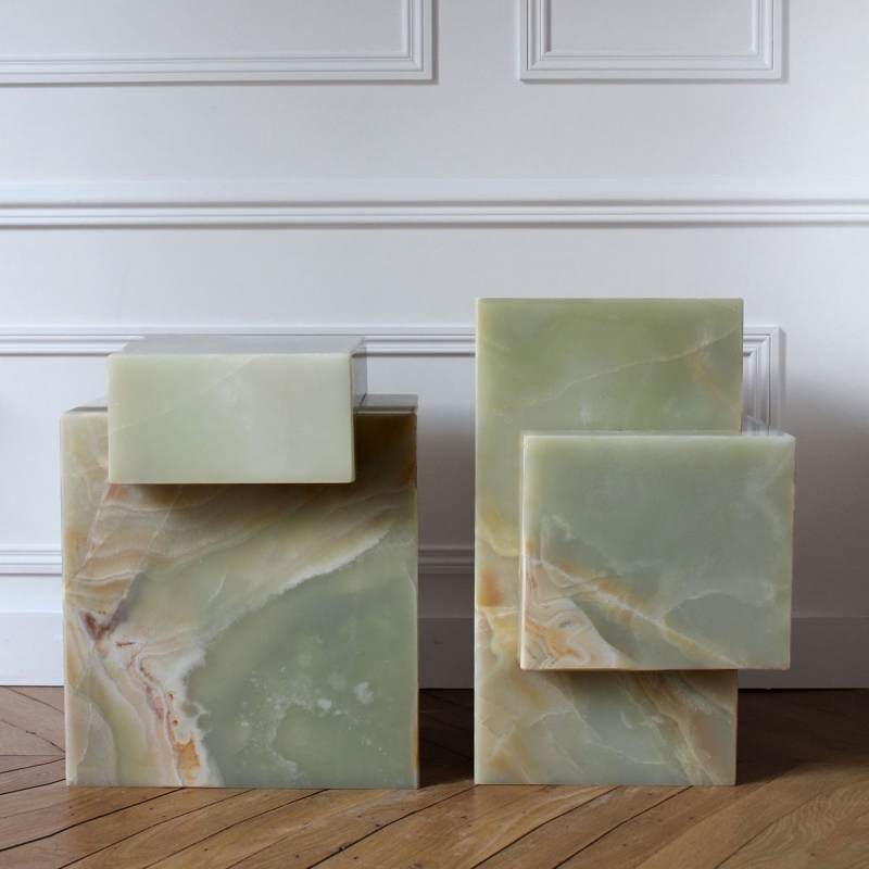 Modern marble Bedside Table