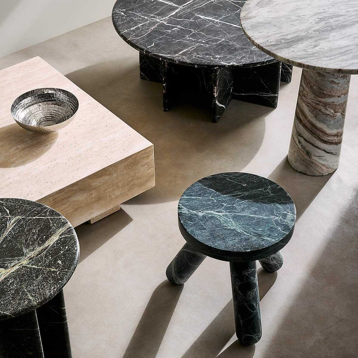 Marble Sofa SIde Table for Living Room