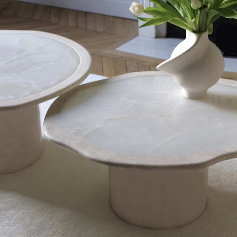 Custom Design Marble Coffee Table