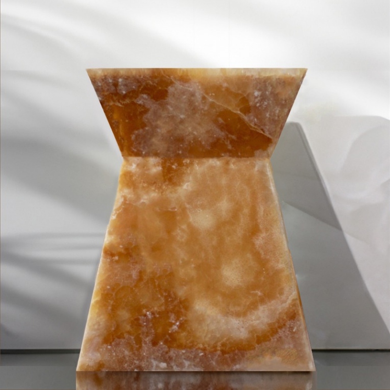 Honey Onyx Marble Fofa Table