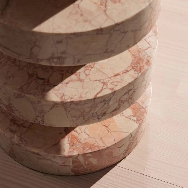 Modern Luxury Marble Bedside Table