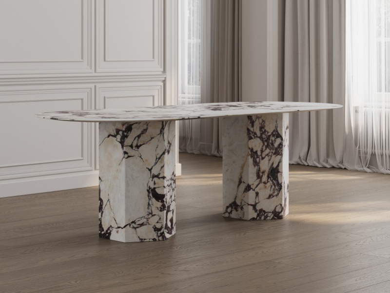 Comment choisir une table à manger en marbre sur mesure pour un projet d'intérieur de luxe
